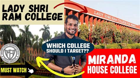 Miranda House College🔥 Vs Lsr College👍 Du Courses🤔 Scholarship