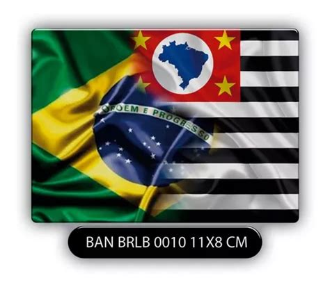 Adesivo Bandeira Brasil E S O Paulo Resinada Original Mercadolivre