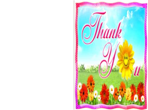 Sunflower Thank You Cards