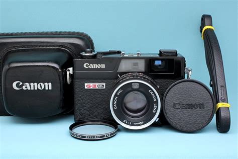 【やや傷や汚れあり】シャッター・露出計動作確認済み Canonet Ql17 G Iii Black 40mm 117 モルト貼り替え キ