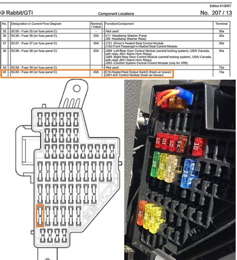 2007 Vw Rabbit Fuse Diagram Bklynbar