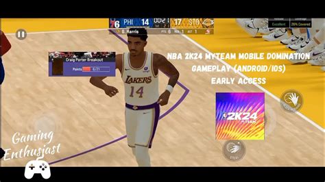 Nba K Myteam Mobile Domination Gameplay Android Ios Early Access