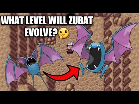 How To Evolve Zubat To Golbat On Pokemon Ruby Sapphire Emerald YouTube