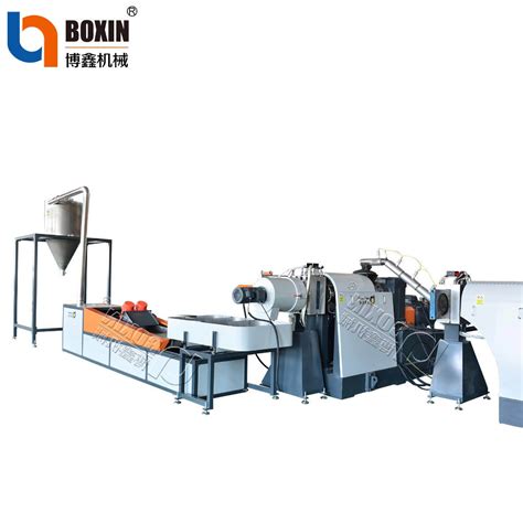 Double Stage Compactor Granulation Quality Assurance Waste Plastic Pp