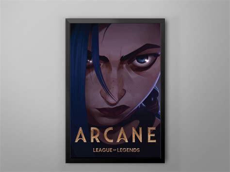 Arcane Jinx League Of Legends 2021 TV Show Poster - Kaiteez