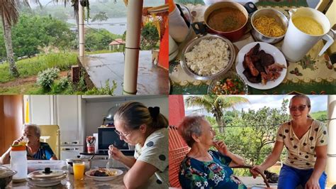 AGORA É CHUVA MINHA GENTE NOSSO ALMOÇO COMO TIA DÓ SUBIA A LADEIRA