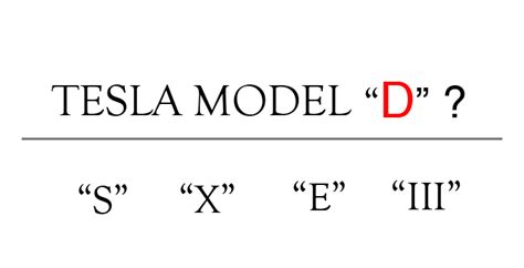 At Tesla, Model "D" is for____ - brandadvisors