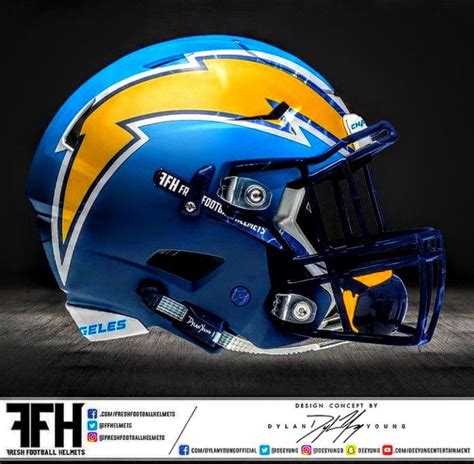 San diego chargers helmet concepts – Artofit