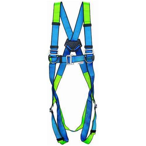 Polyester Blue And Green Udyogi Ub Full Body Safety Harness At Best