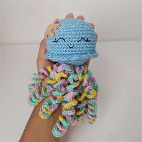 Agua Viva Amigurumi Loja Geek Mandy Elo7 Produtos Especiais