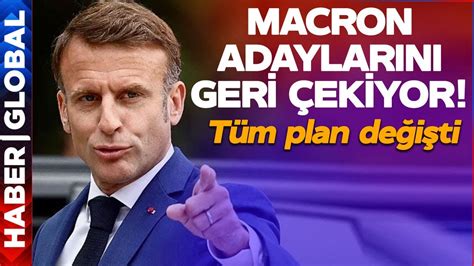 Macron Orada Adaylar N Geri Ekiyor Fransa Da A R Sa Durduma