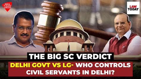 Rajdeep Sardesai On Twitter BIG SC Unanimous Verdict In Delhi Govt