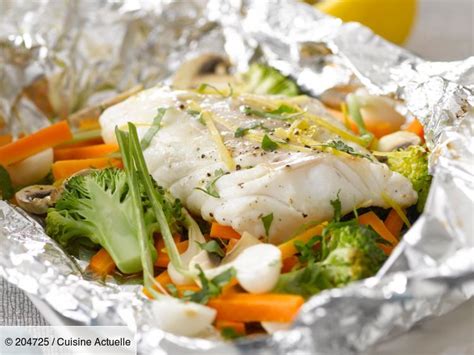 Recette Papillote de poisson au brocolis Ingrédients 4 personnes 4