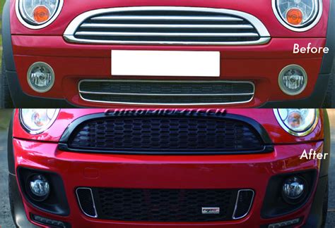 Black Grill For 2007 13 MINI Cooper S SD Clubman R55 Hatch R56