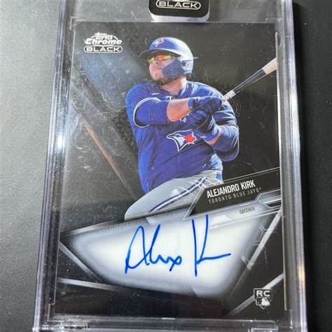 Yahoo Topps Chrome Black Alejandro Kirk Blue Jays