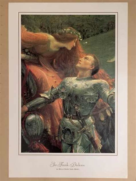 La Belle Dame Sans Merci By Sir Frank Dicksee Art Print 90x61cm New Art Gumtree Australia