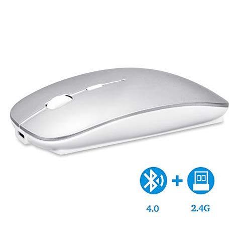 Buy Uiosmuph Bluetooth Wireless Mouse Dual Mode Slim Rechargeable