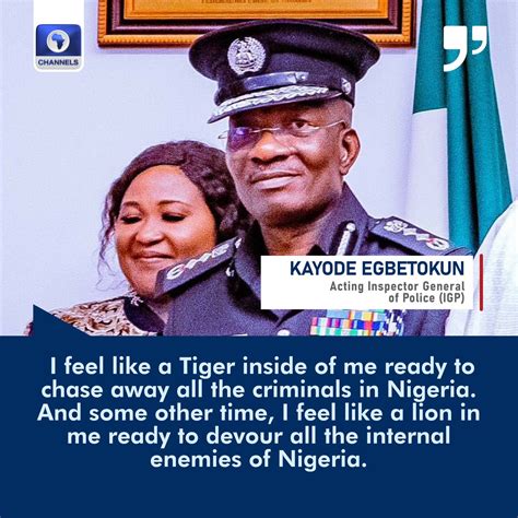 Channels Television On Twitter Newly Appointed Inspector General Of