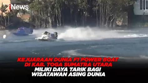 F1 Powerboat Danau Toba 2024 Pembalap Swedia Jonas Andersson Juara