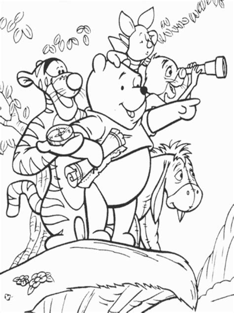 Coloriage Winnie L Ourson Films D Animation Dessin