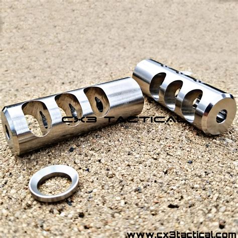 Ruger 1022 Stainless Steel Muzzle Brake Compensator Ruger Charger Takedown 1022 Cx3tactical™