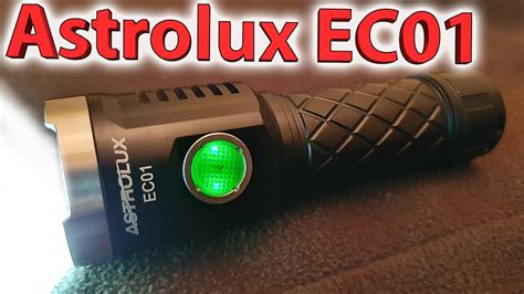 Trailtrek Review Astrolux EC01 Flashlight LED Anduril 21700 18650 YouTube