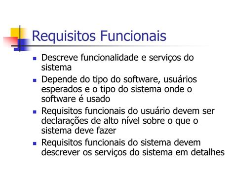 Requisitos Funcionais De Software LIBRAIN