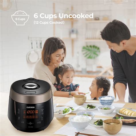 Cuckoo Crp P S Cup Uncooked Pressure Rice Cooker Menu