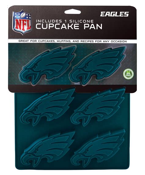 Masterpieces Fanpans Team Silicone Muffin Pan Nfl Philadelphia Eagles