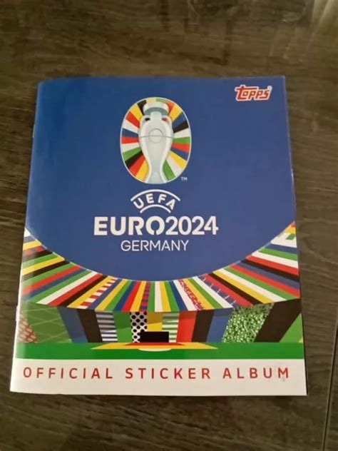 Topps Uefa Euro Germany Official Sticker Album With Free