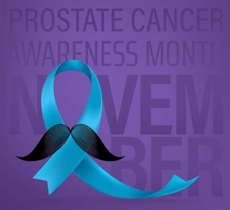 Premium Vector Prostate Cancer Awareness Concept