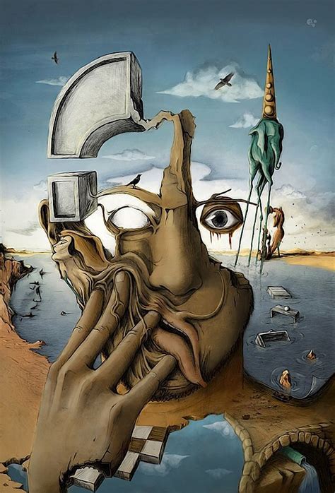 Digital Art By Martin Grohs Cuded Dali Peintre Art Moderne