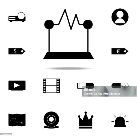 전기 아이콘입니다 웹 아이콘 유니버설 웹 및 모바일에 대 한 설정 가정용 캠코더에 대한 스톡 벡터 아트 및 기타 이미지