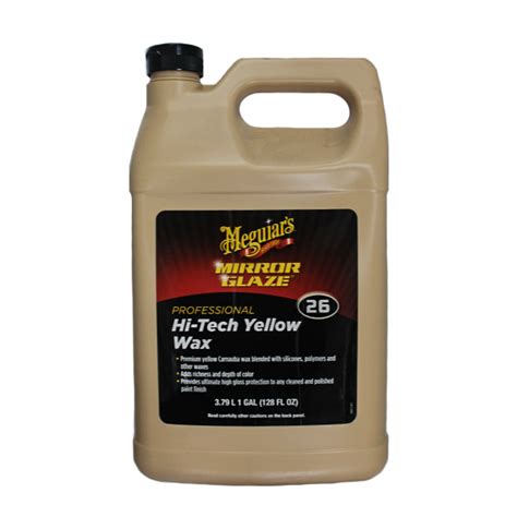 Meguiars Mirror Glaze Hi Tech Yellow Wax Brights Hardware Shop Online