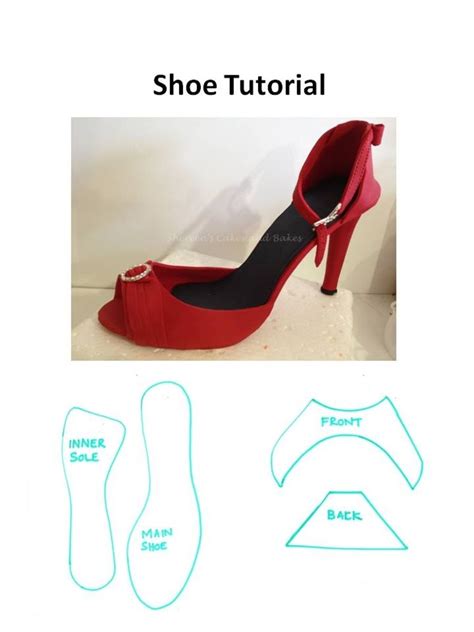 Shoe Tutorial Zapatos De Barbie Hacer Zapatos Molde De Zapato