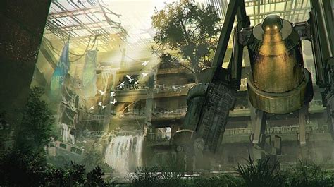 Nier Automata concept art | Nier automata, Environment concept art ...