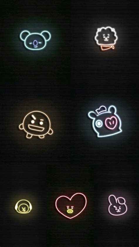 BT21 Aesthetic Wallpapers - Wallpaper Cave