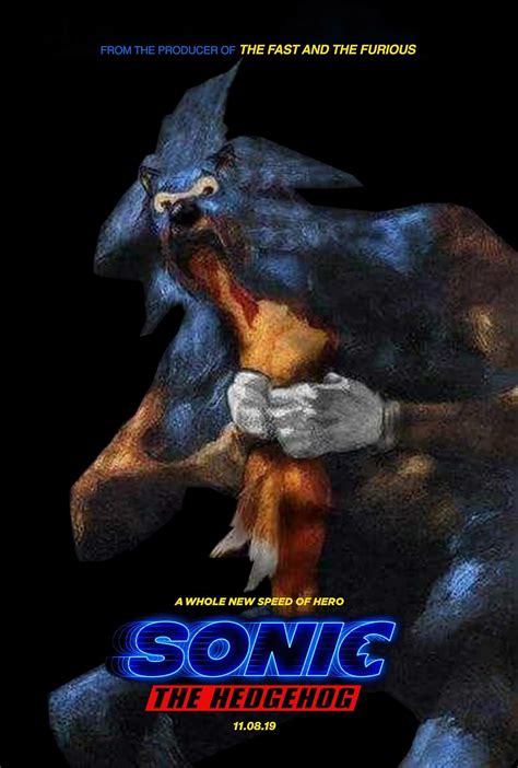 Sonic Movie Meme Poster