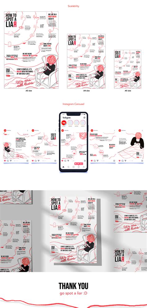 Data Visualisation | How to Spot a Liar on Behance