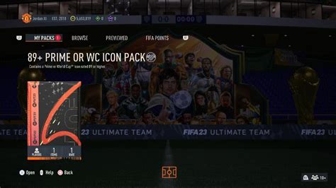 FIFA 23 89 Prime Or WC Icon Pack YouTube