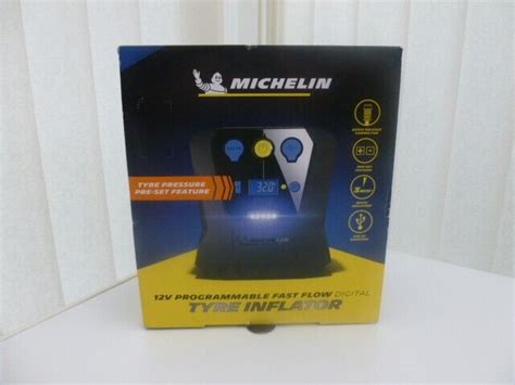 Michelin 12V Programmable Fast Flow Digital Tyre Inflator 27266 New