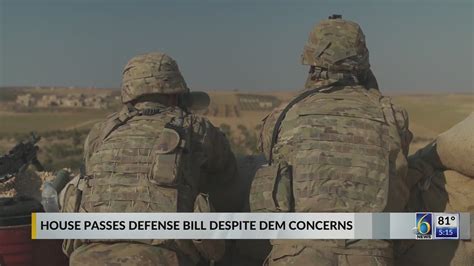 House Passes Defense Bill Despite Dem Concern Youtube