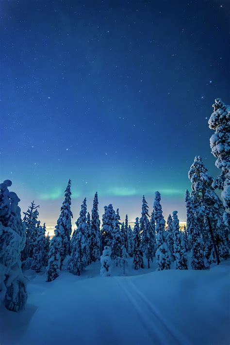 Winter Night Hd Wallpaper For Mobile Infoupdate Org