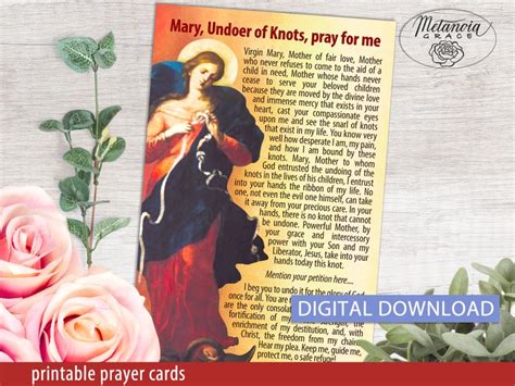 Mary Undoer Of Knots Mary Untier Of Knots Prayer Our Lady Undoer Of