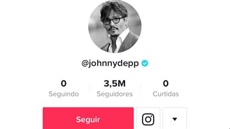 Johnny Depp Abre Conta No Tiktok E Ganha Mais De 3 Milhões De