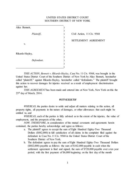 Legl Civil Litigation Settlement Pdf