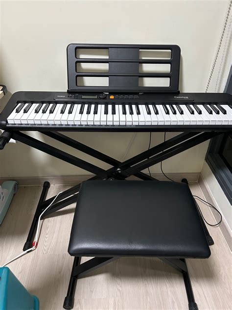 Casio Portable Electronic Keyboard CT S200 Black 61 Keys Compact