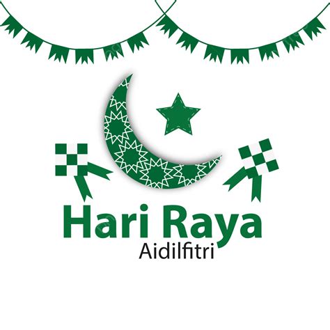 Hari Raya Aidilfitri Vector Hd Images Hari Raya Aidilfitri With Hillal