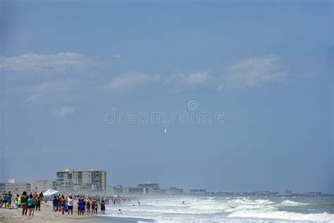 Cocoa Beach, FL, USA - MAY 30, 2020: SpaceX First Astronaut Launch from ...