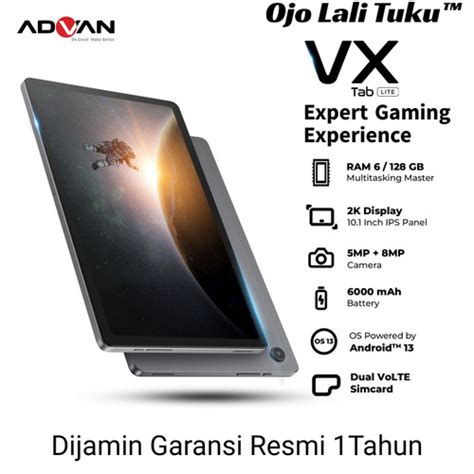 Jual Advan Tab Vx Lite Gb Inch Tab Tok Only Kota